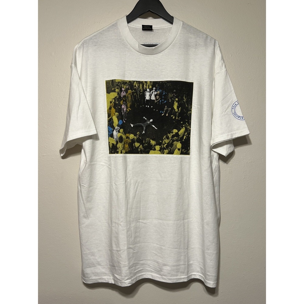 Stussy Customade T Shirt White Photo Print Streetwear Size XL 2007